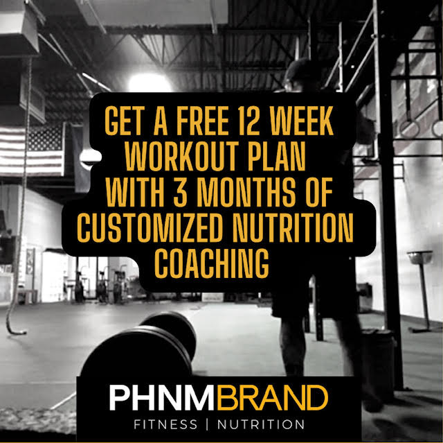 Get a Free 12 Week Workout Plan with 3 Months of Customized Nutrition Coaching