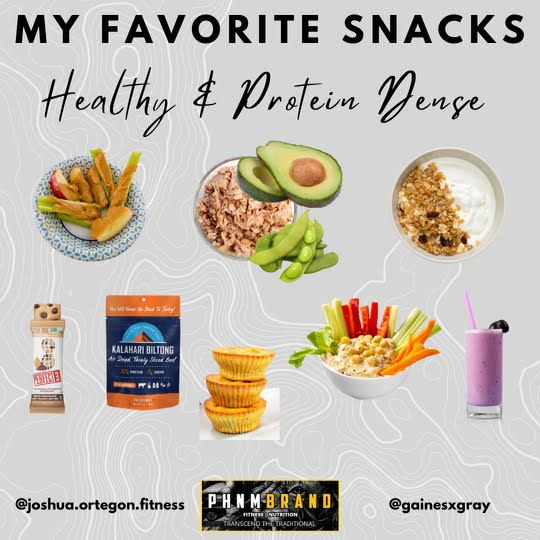 Healthy & High Protein Snacks